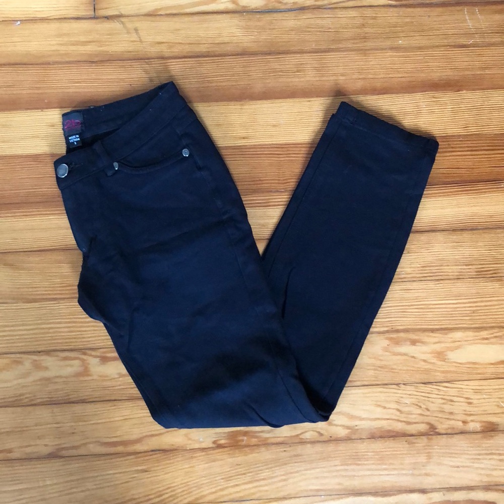 Stretchy straight leg pants